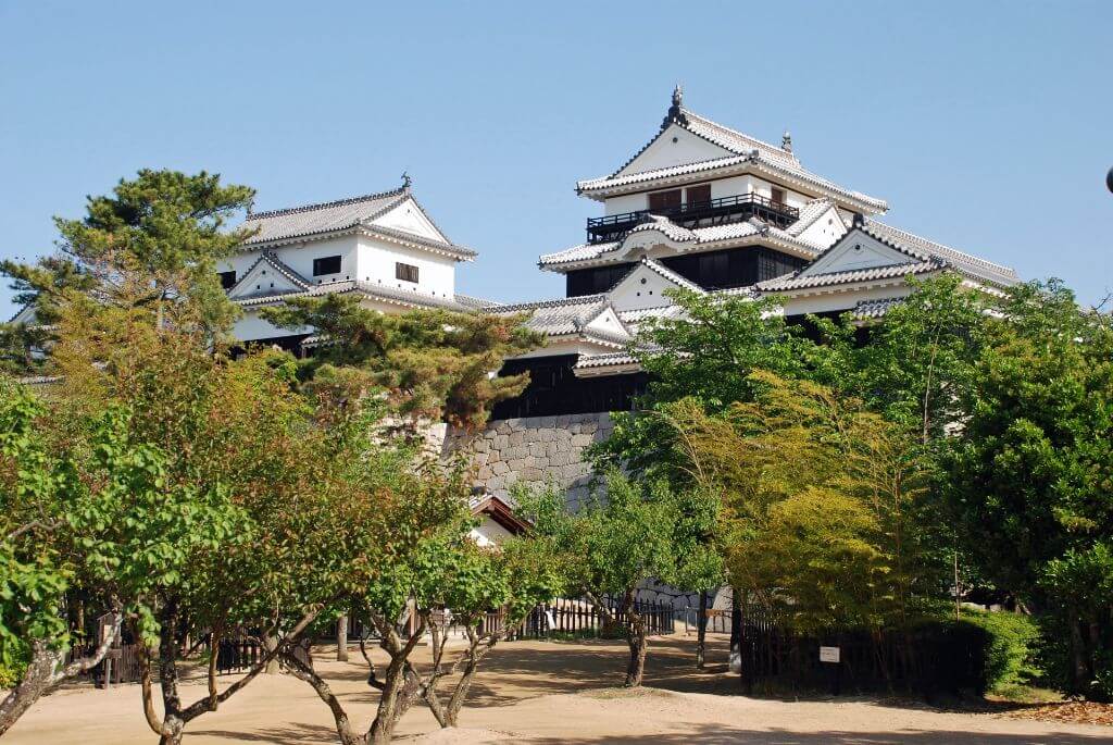 愛媛の観光スポット松山城の写真