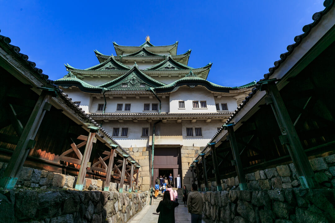 名古屋城天守閣の入り口の写真