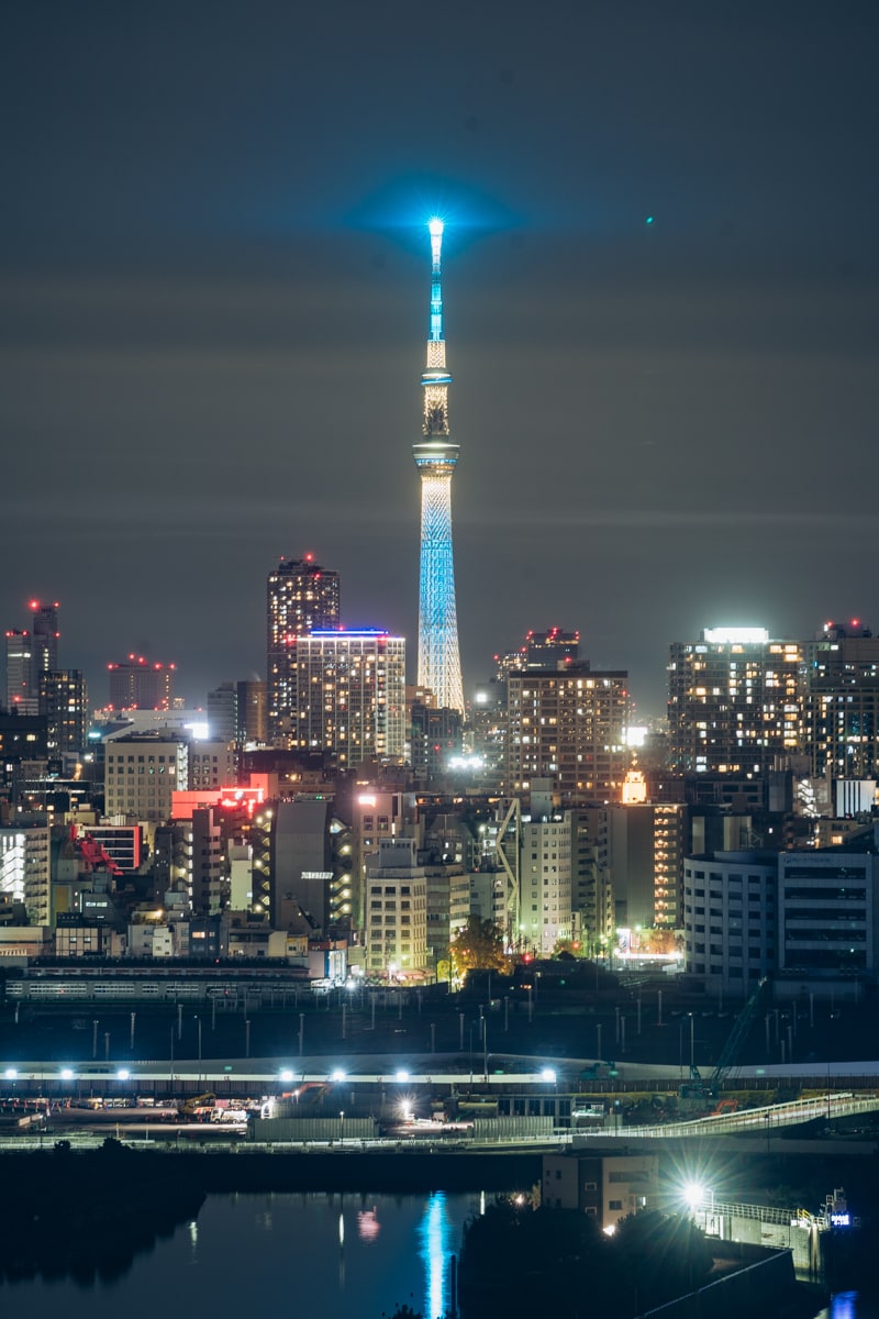 インターコンチネンタル東京ベイの客室から撮影した夜景