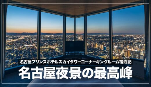 【感動】名古屋プリンスホテルスカイタワーから圧巻の夜景を撮影してきた
