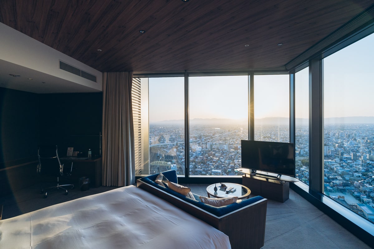 名古屋プリンスホテルスカイタワーの客室の写真